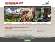 Tablet Screenshot of nikolauskloster.de